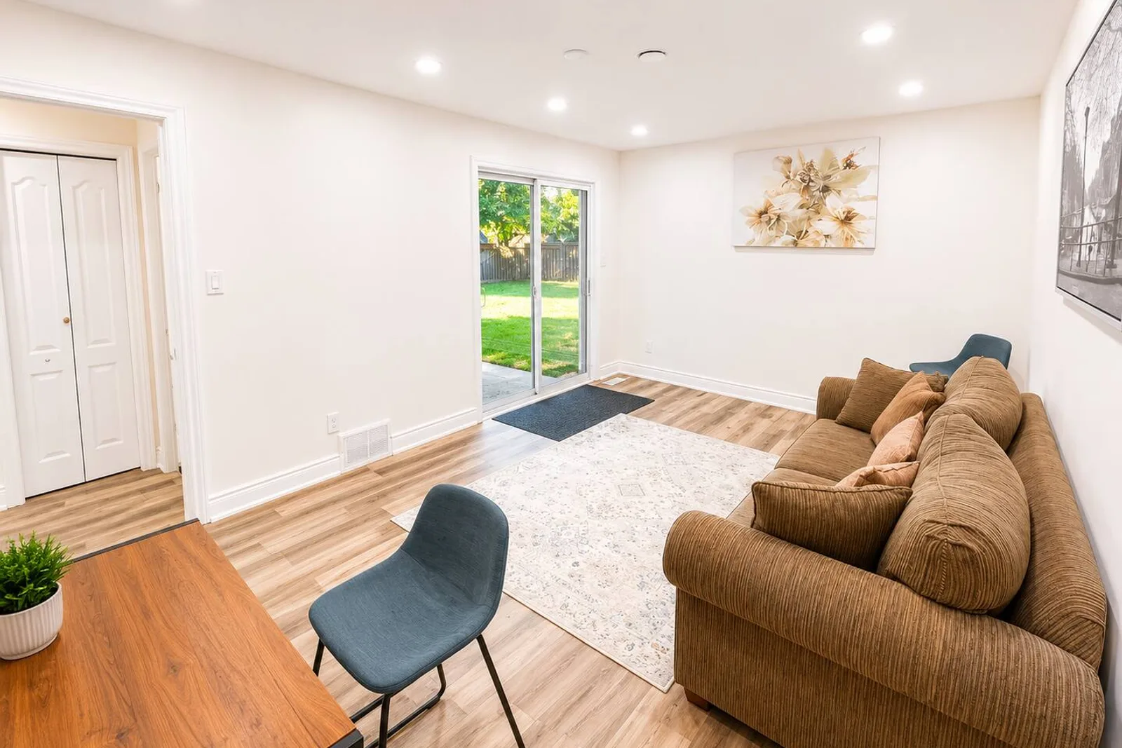 Dedicated home-office workspace with a desk